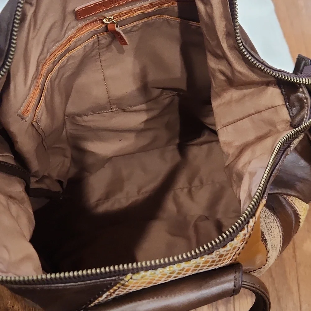 Hobo Brown Leather Shoulder‎ Bag